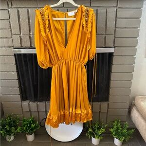 Beautiful Golden Yellow Dress. Brand ASOS size US 16